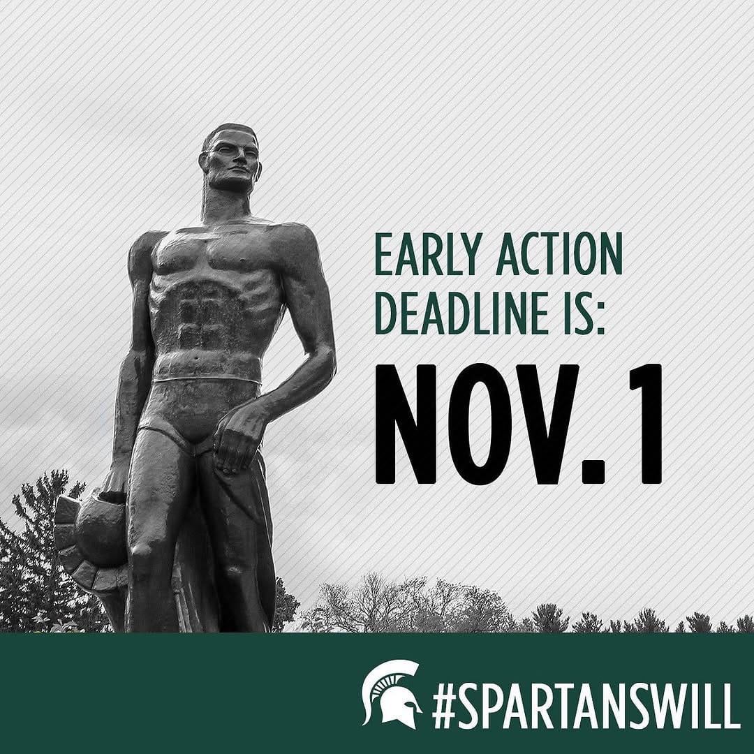 Post 1 by MSU Admissions on Instagram (image)