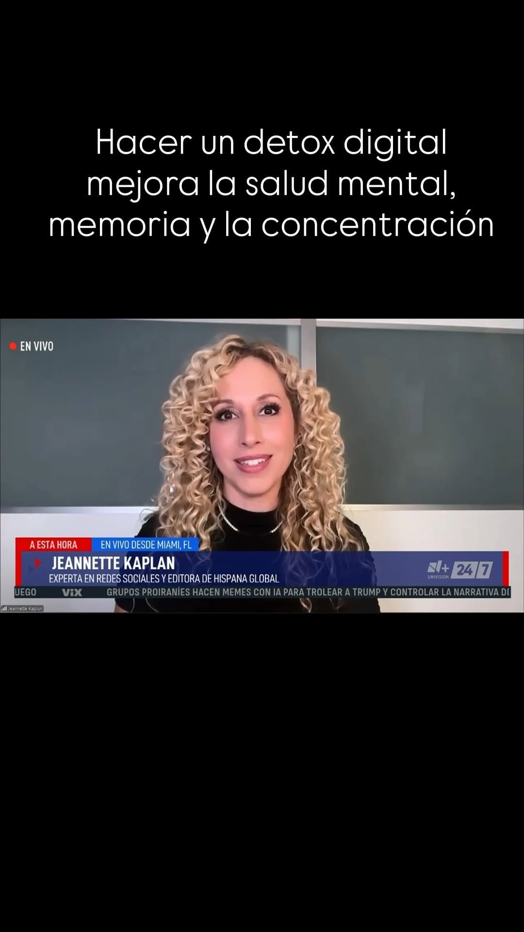 Post 6 by Hispana Global on Instagram (video)