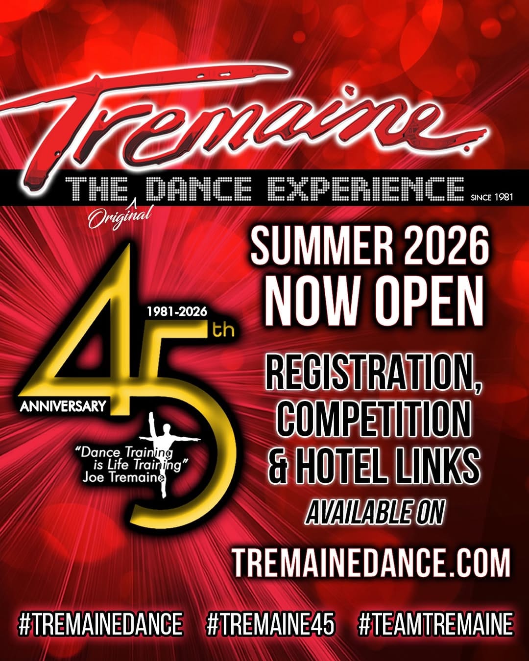 Post 8 by Tremaine Dance Conventions on Instagram (image)