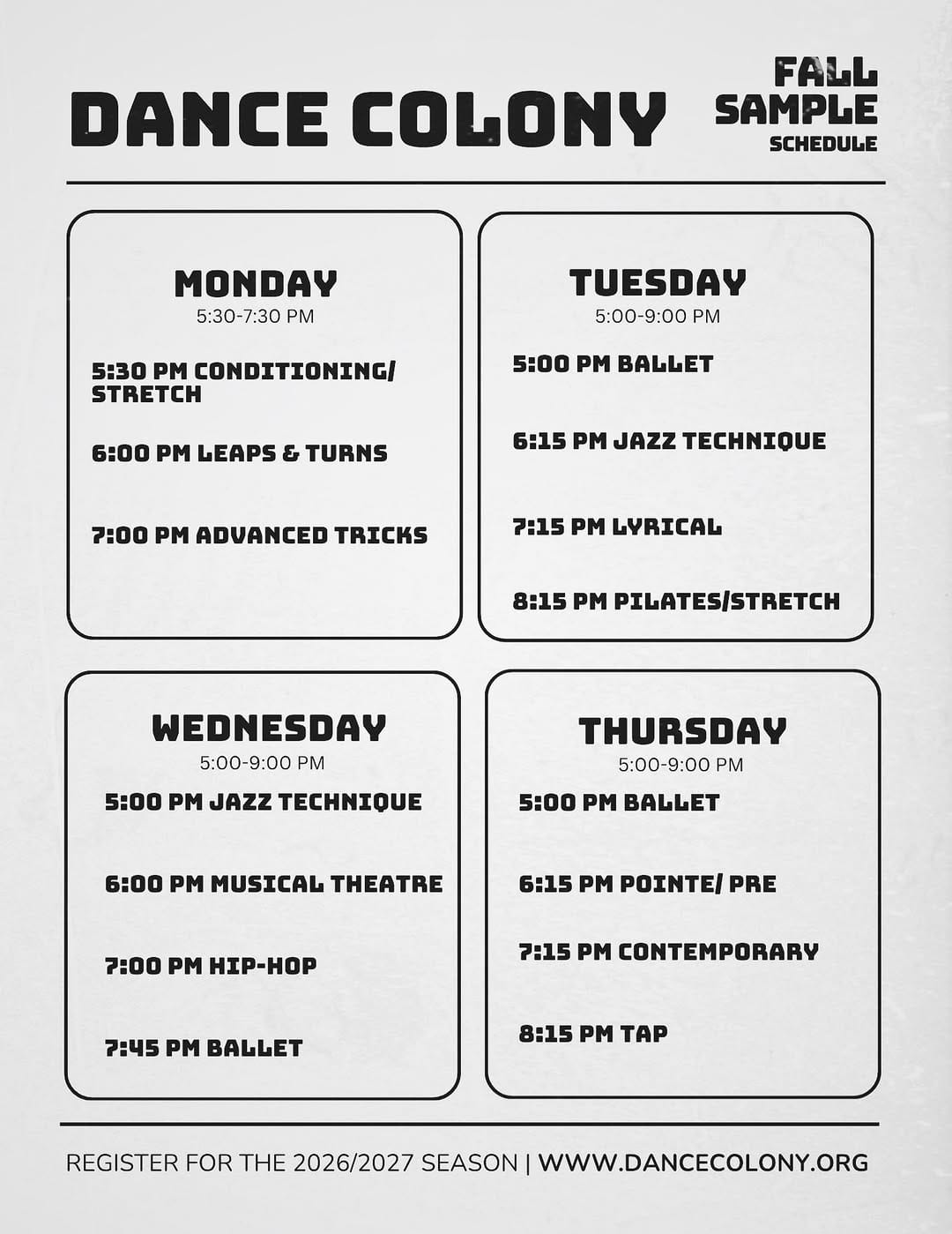 Post 3 by DANCE COLONY on Instagram (carousel)