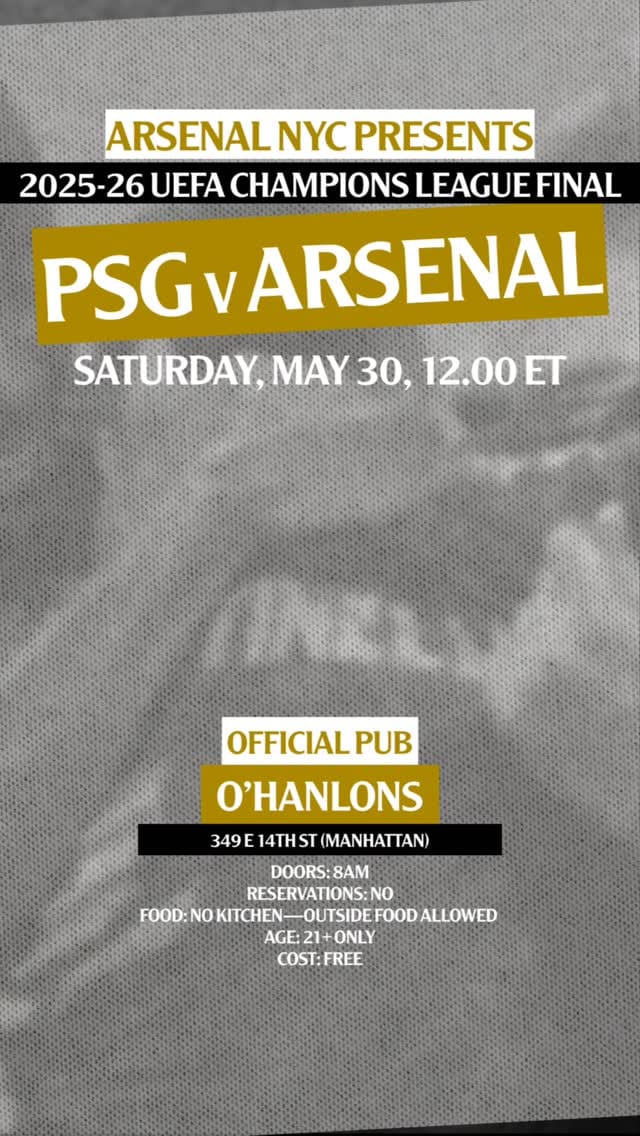 Post 3 by Arsenal New York City on Instagram (video)