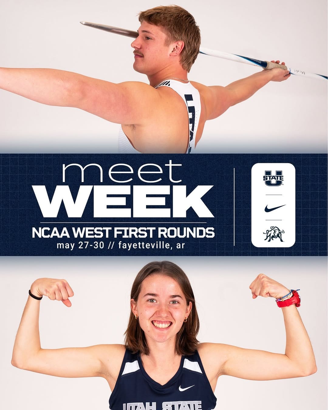 Post 4 by Utah State University T&F / XC on Instagram (carousel)