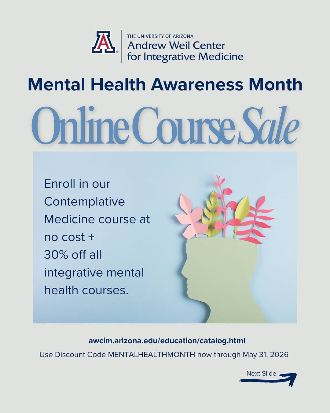 Post 5 by University of Arizona Integrative Medicine Center on Instagram (carousel)