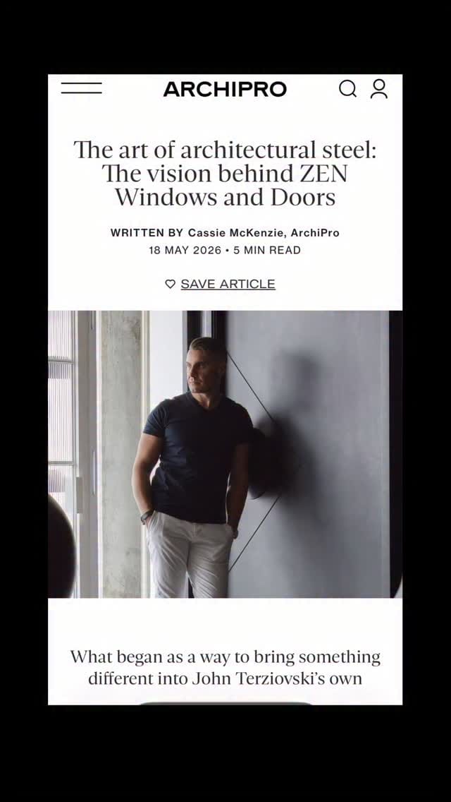 Post 3 by ZEN DOORS & WINDOWS on Instagram (video)