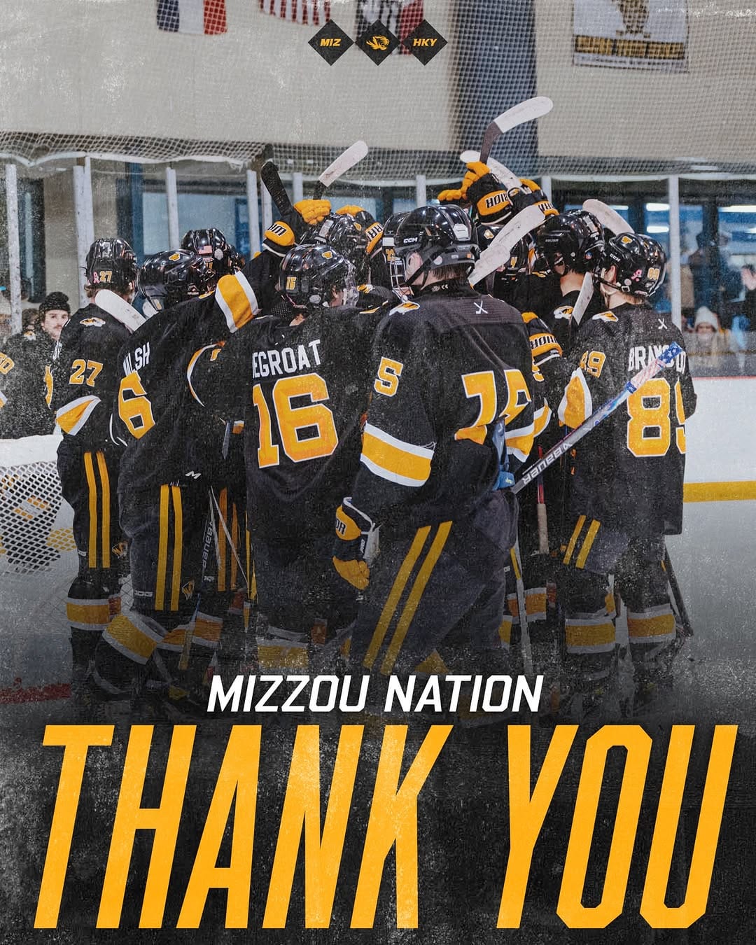Post 7 by Mizzou Club Hockey on Instagram (image)