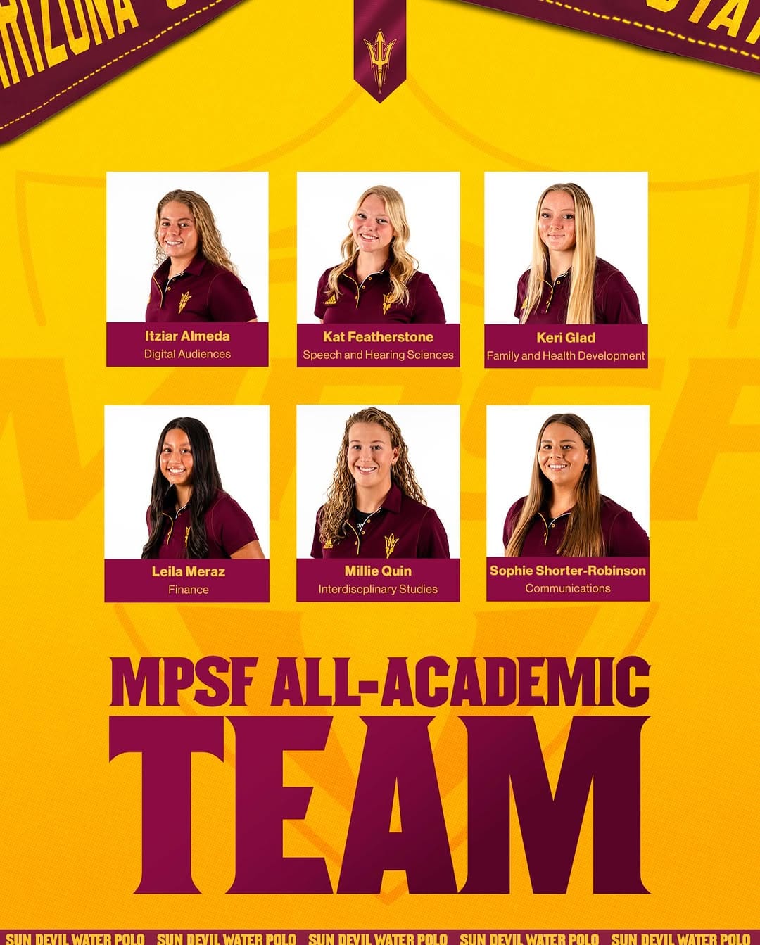 Post 1 by Sun Devil Water Polo on Instagram (image)