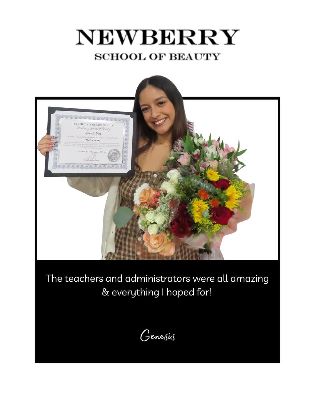 Post 6 by Newberry School Of Beauty on Instagram (image)