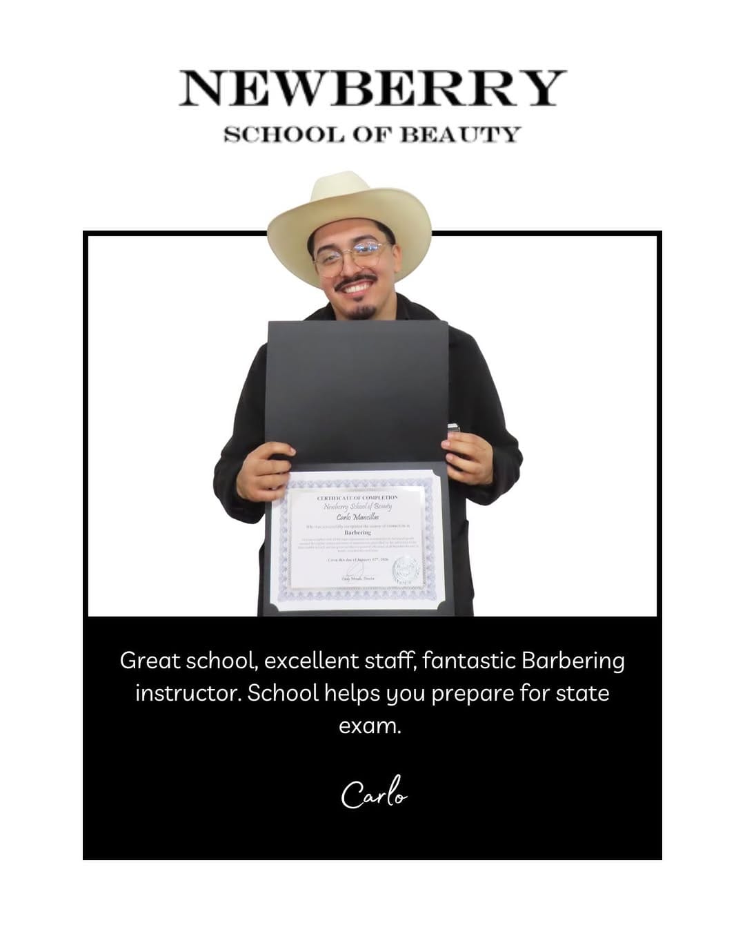 Post 5 by Newberry School Of Beauty on Instagram (image)