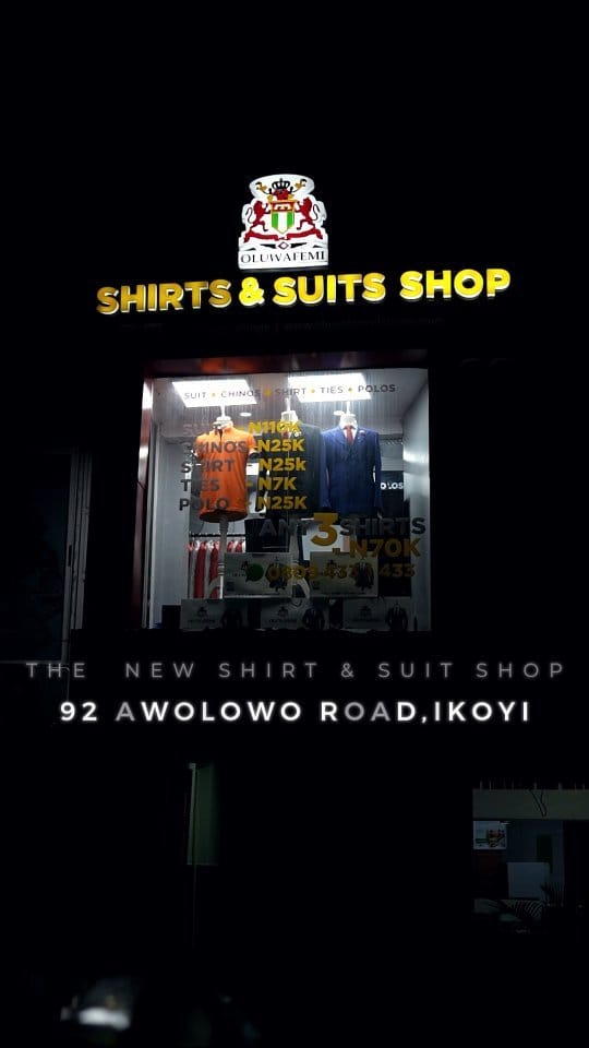 Post 8 by Oluwafemi Clothing on Instagram (video)