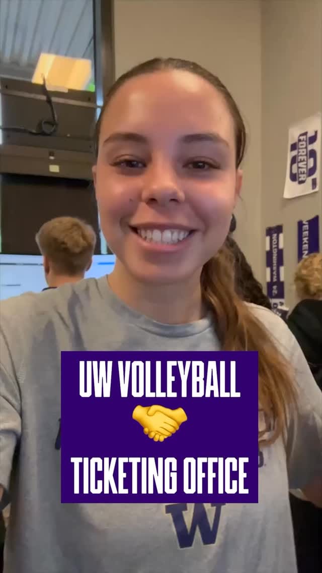 Post 4 by Washington Volleyball on Instagram (video)