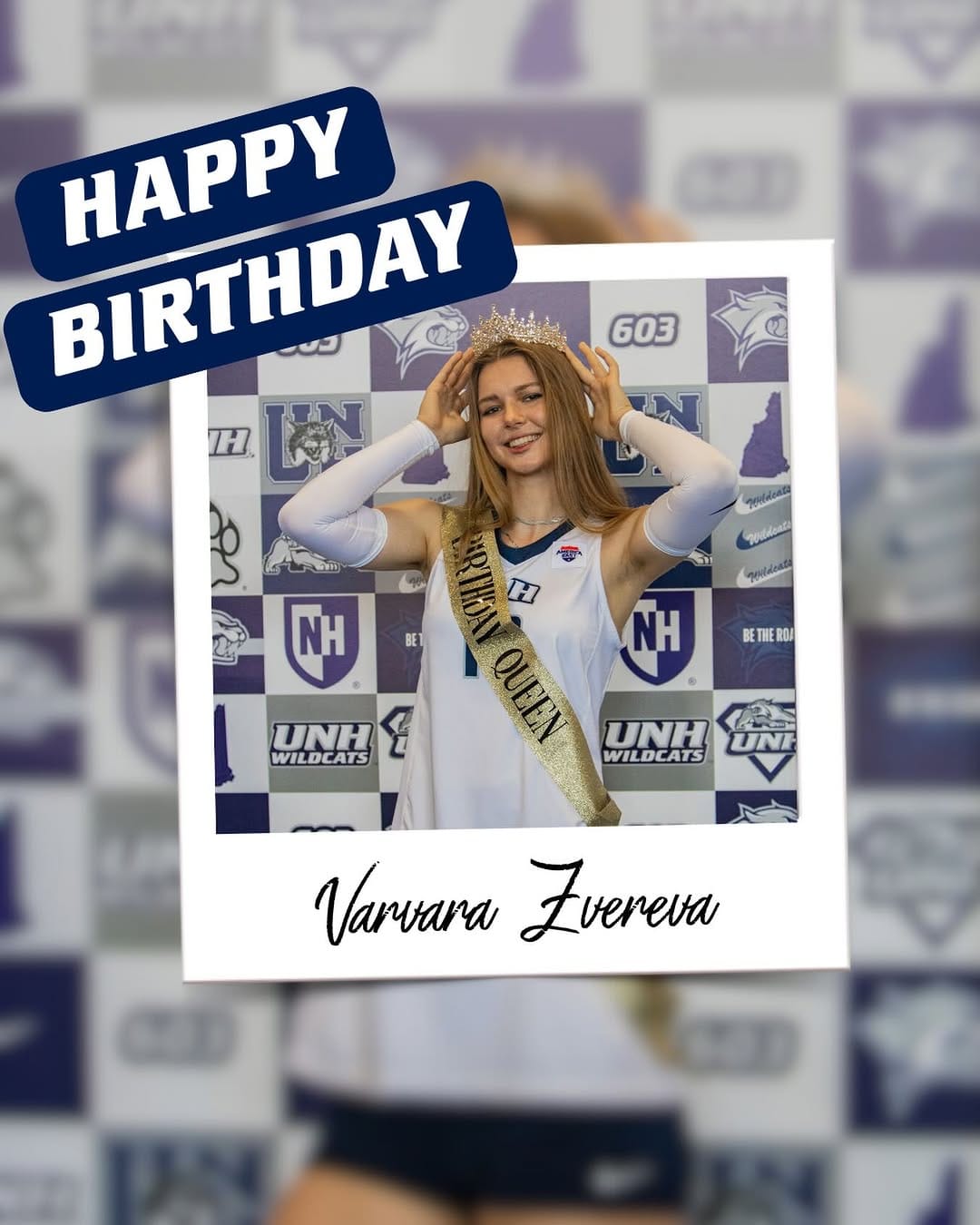 Post 2 by University of New Hampshire Volleyball Program on Instagram (image)