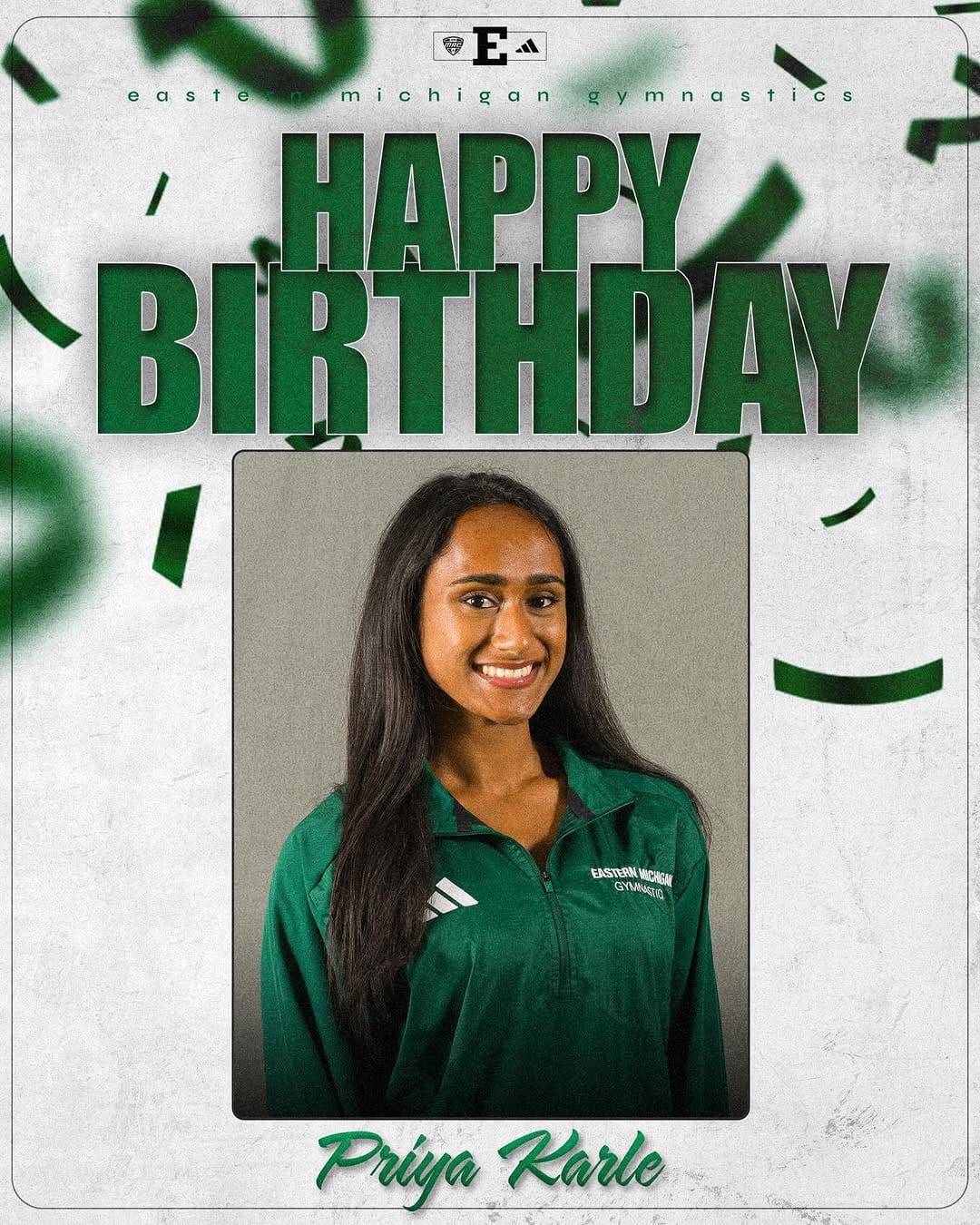Post 2 by Eastern Michigan Gymnastics on Instagram (image)