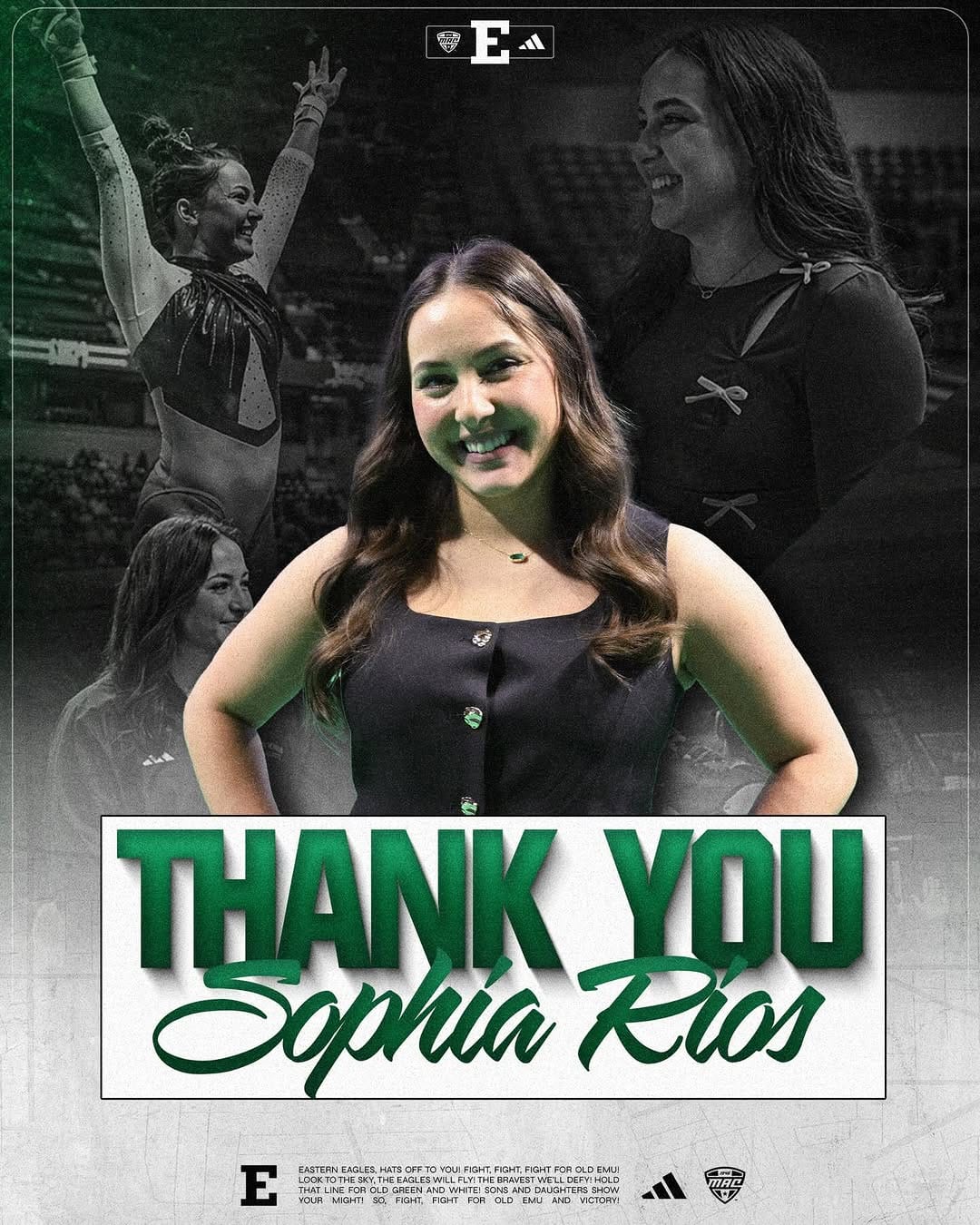 Post 7 by Eastern Michigan Gymnastics on Instagram (image)