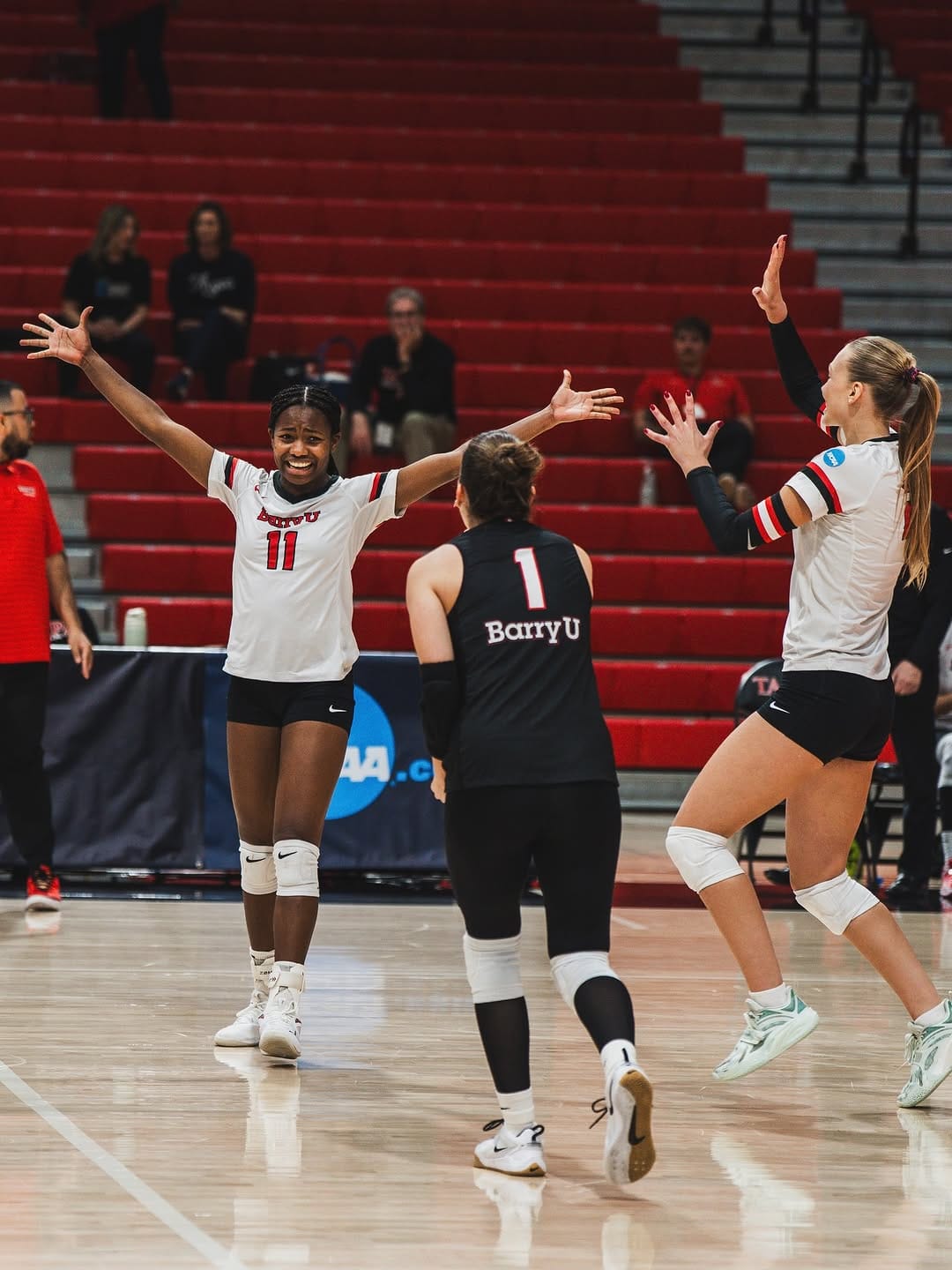 Post 10 by BarryU Women’s Volleyball on Instagram (carousel)