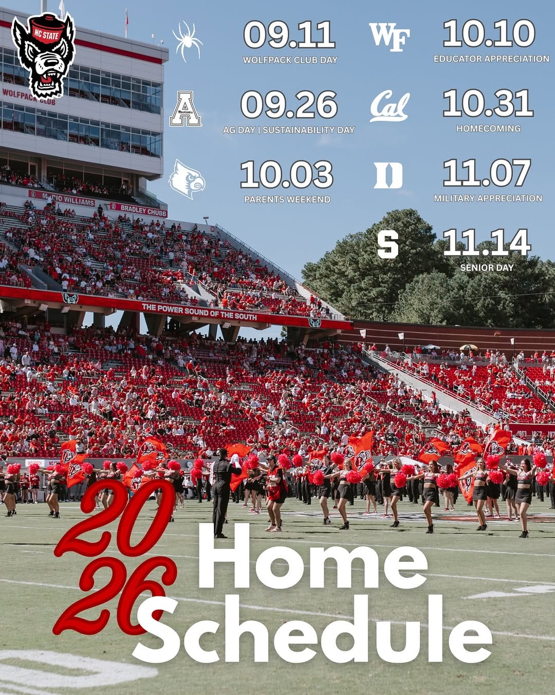 Post 4 by NC STATE DANCE TEAM on Instagram (image)
