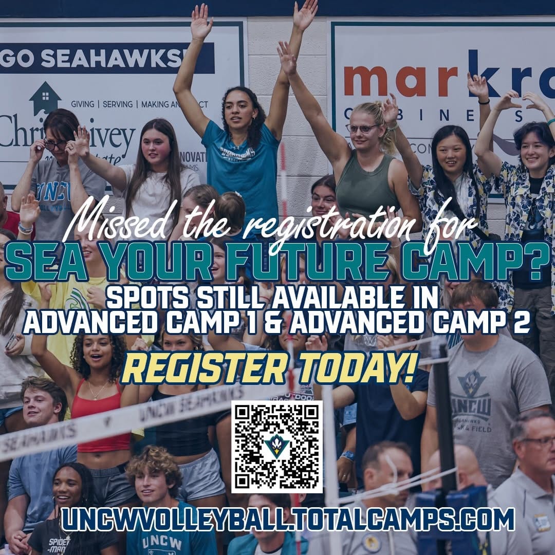 Post 2 by UNCW Volleyball on Instagram (image)
