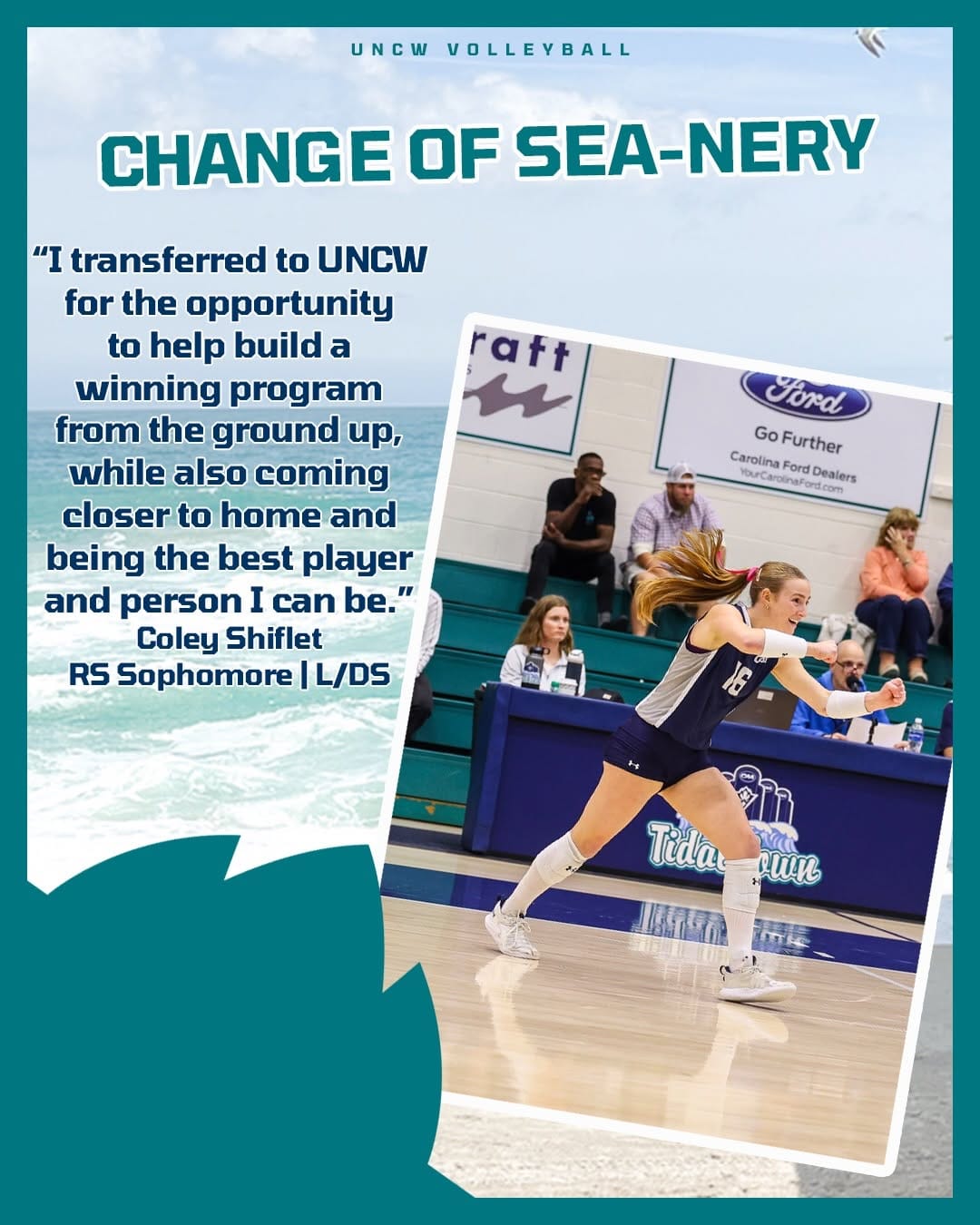 Post 7 by UNCW Volleyball on Instagram (carousel)