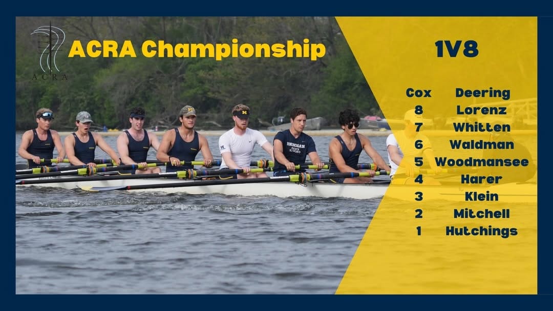 Post 5 by Michigan Men's Rowing Team on Instagram (carousel)