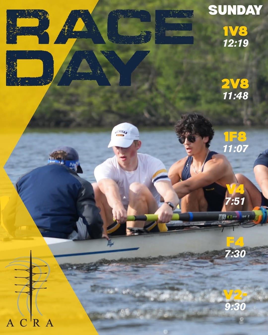 Post 2 by Michigan Men's Rowing Team on Instagram (image)
