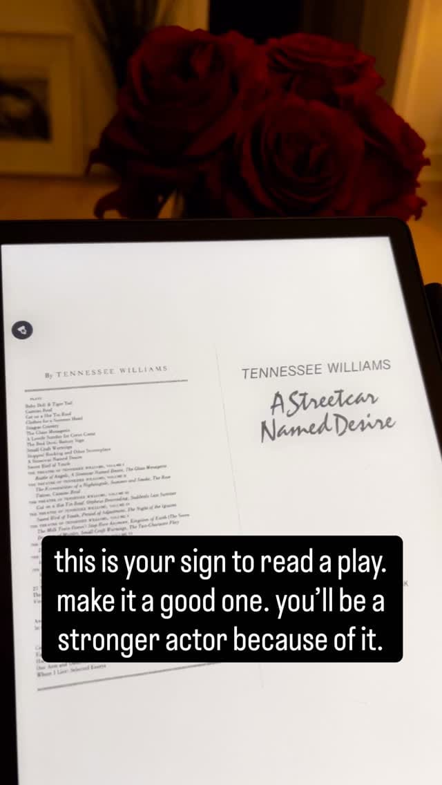 Post 6 by Stella Adler Academy & Theatre on Instagram (video)