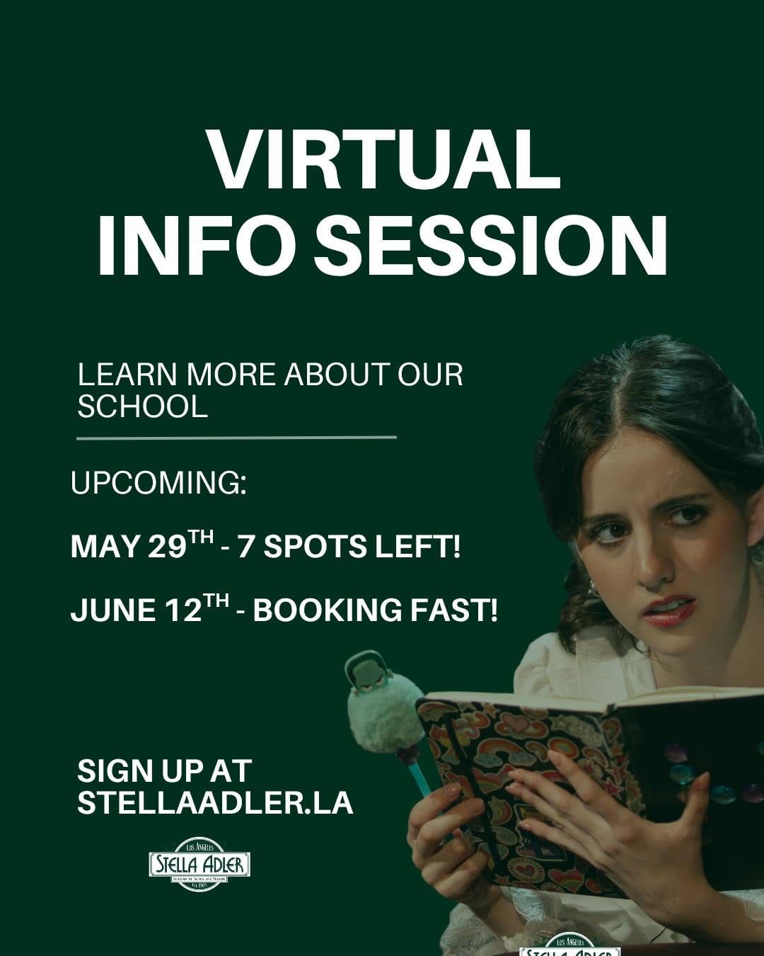 Post 3 by Stella Adler Academy & Theatre on Instagram (image)