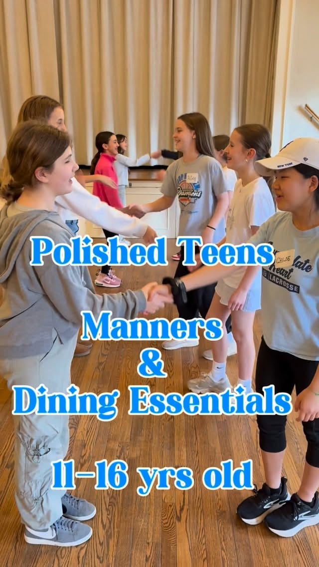 Post 1 by Modernly Mannered | Etiquette & Modern Manners | Kristen DeSanto on Instagram (video)