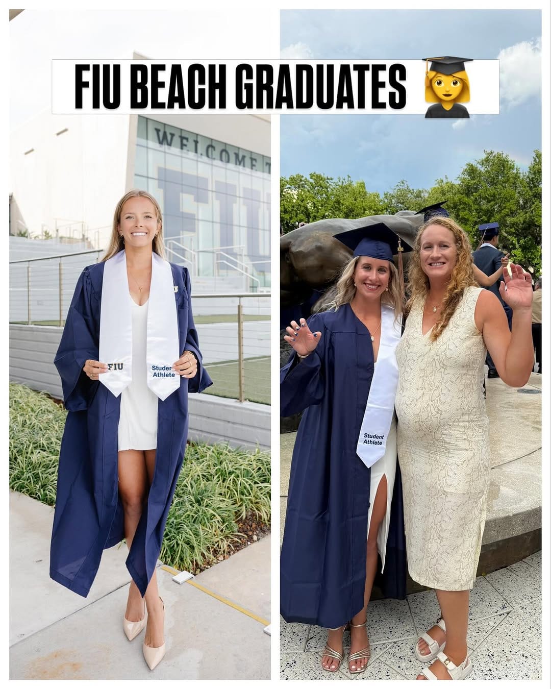 Post 1 by FIU Beach Volleyball on Instagram (carousel)