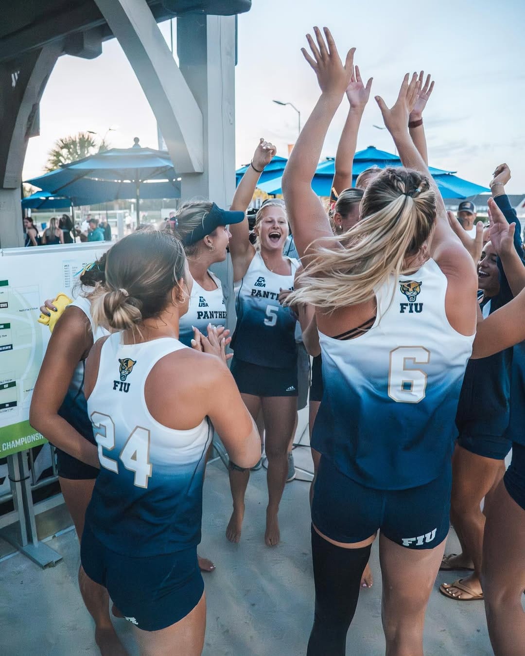 Post 10 by FIU Beach Volleyball on Instagram (carousel)