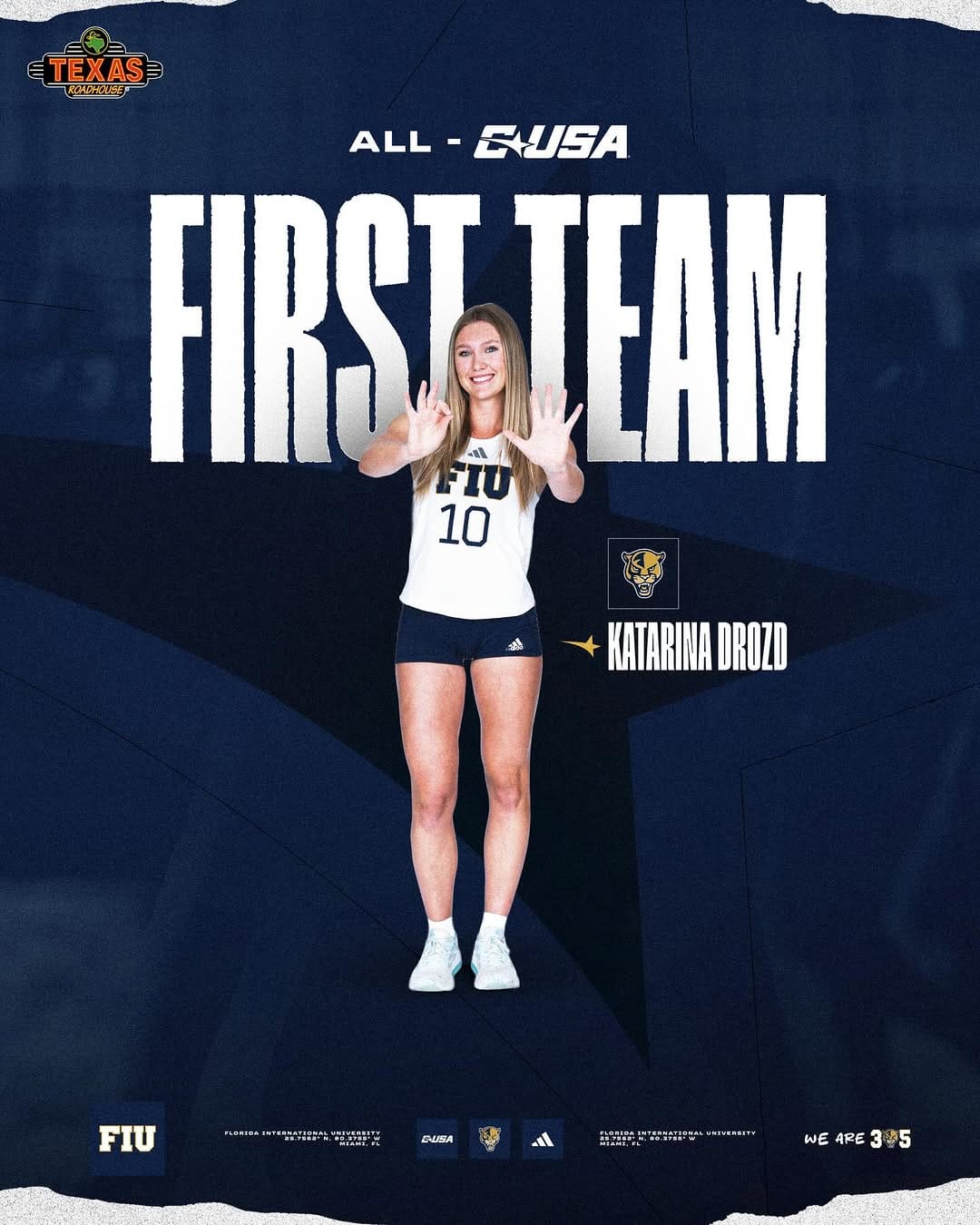 Post 5 by FIU Beach Volleyball on Instagram (carousel)