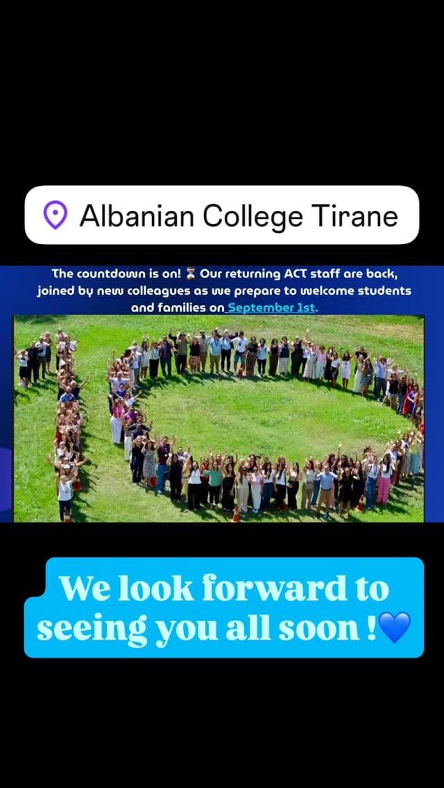 Post 10 by Albanian College Tirana on Instagram (video)