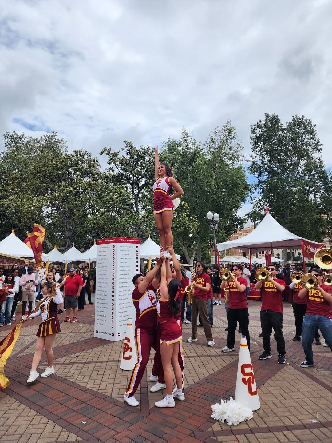 Post 9 by USC Spirit Leaders - Cheer on Instagram (carousel)