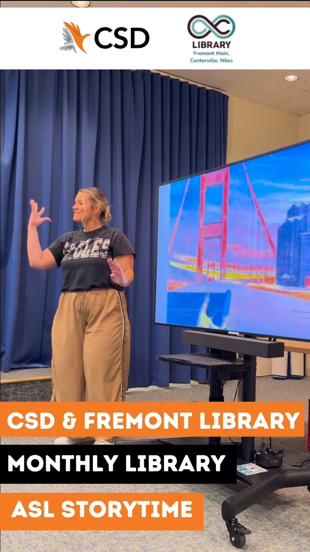 Post 8 by California School for the Deaf, Fremont on Instagram (video)