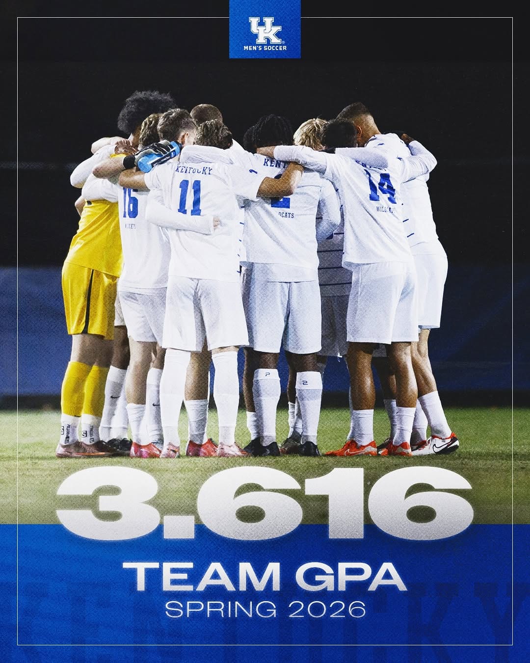 Post 2 by Kentucky Men’s Soccer on Instagram (image)