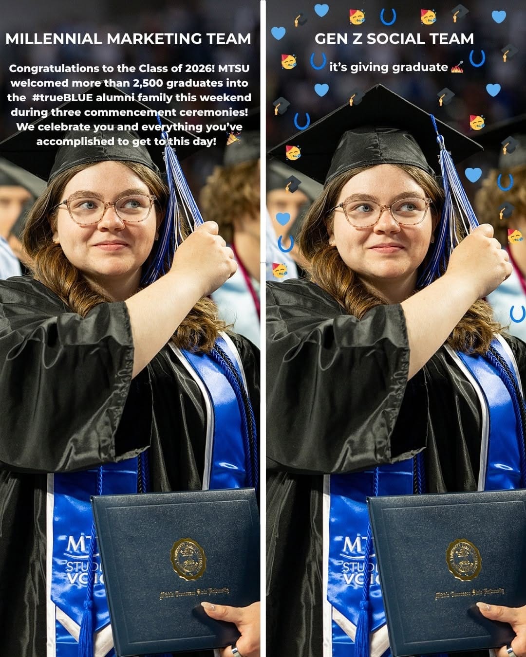 Post 8 by MTSU on Instagram (image)
