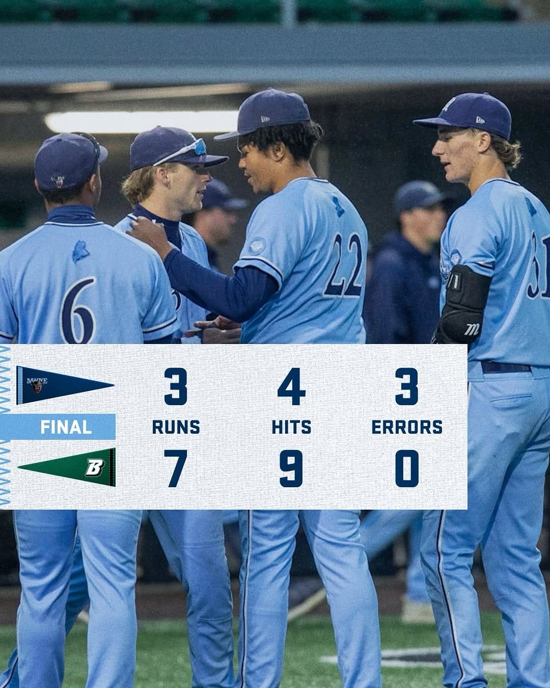 Post 2 by Maine Baseball on Instagram (image)