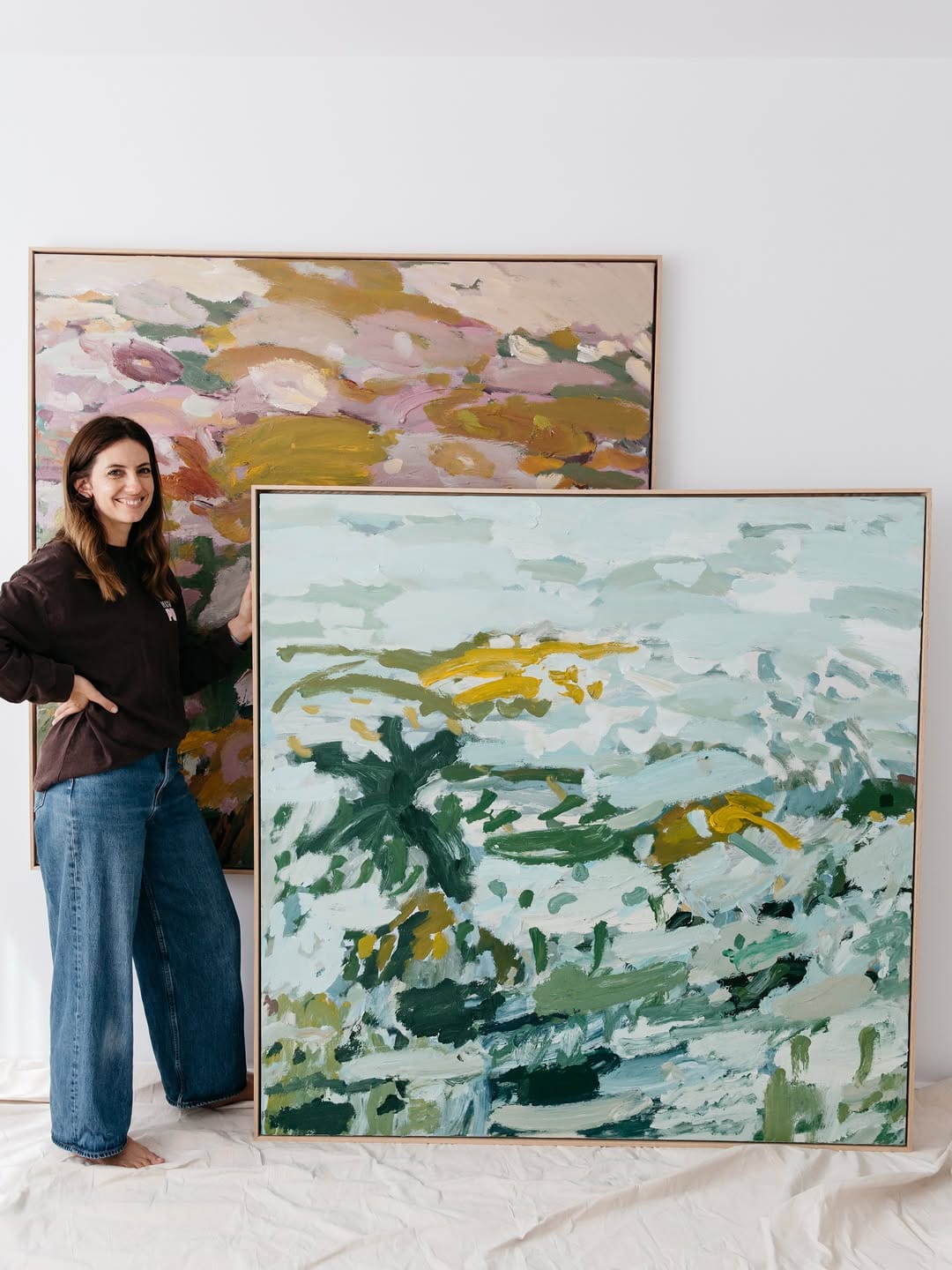 Post 6 by Adele Bevacqua / Australian Abstract Artist on Instagram (carousel)