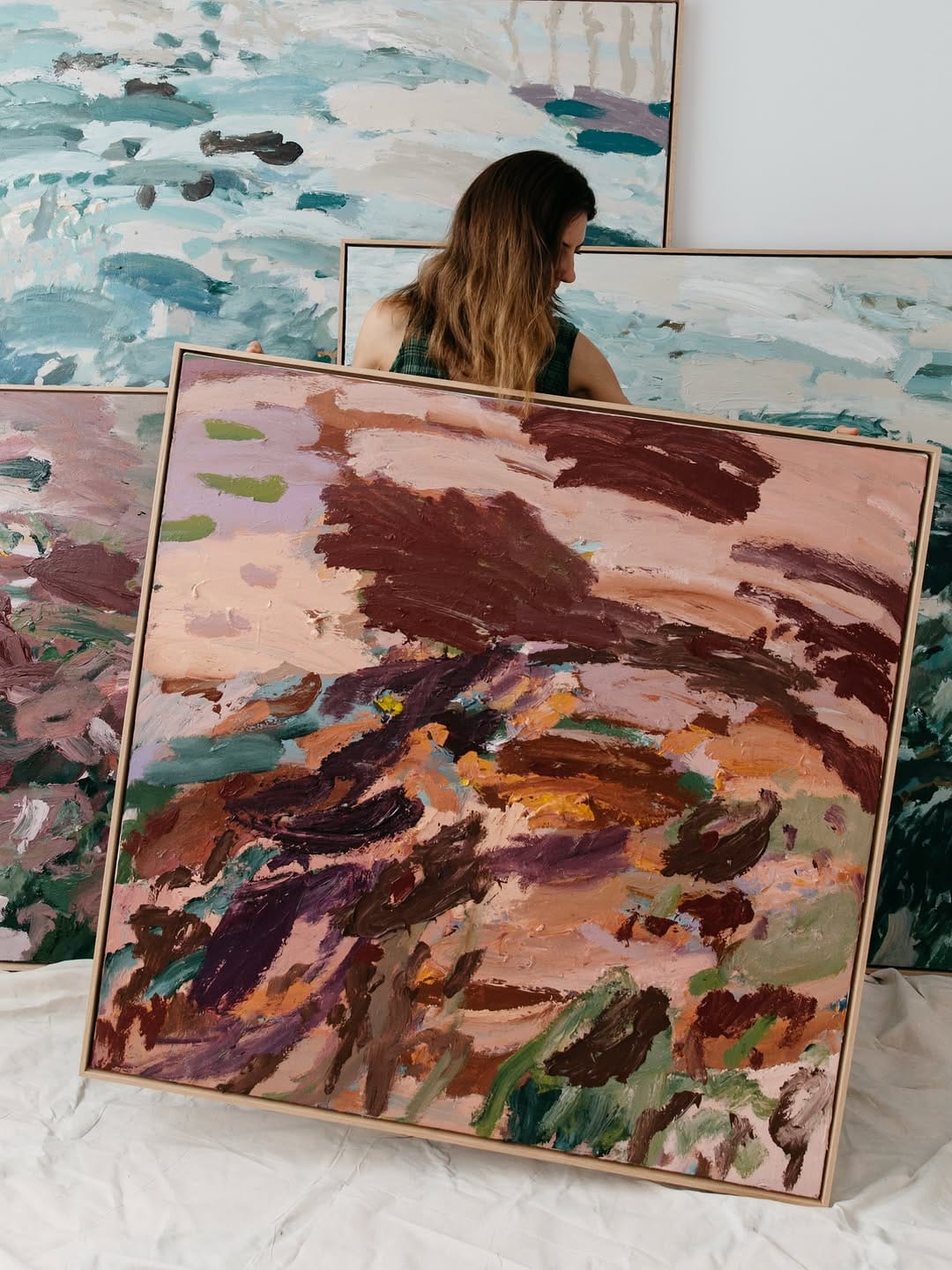 Post 5 by Adele Bevacqua / Australian Abstract Artist on Instagram (carousel)