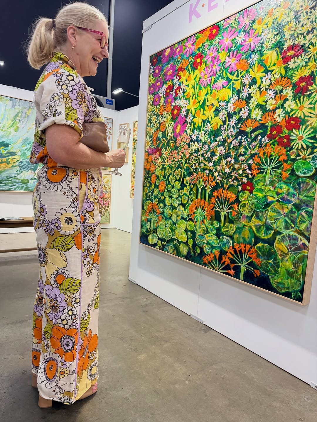Post 3 by Adele Bevacqua / Australian Abstract Artist on Instagram (carousel)