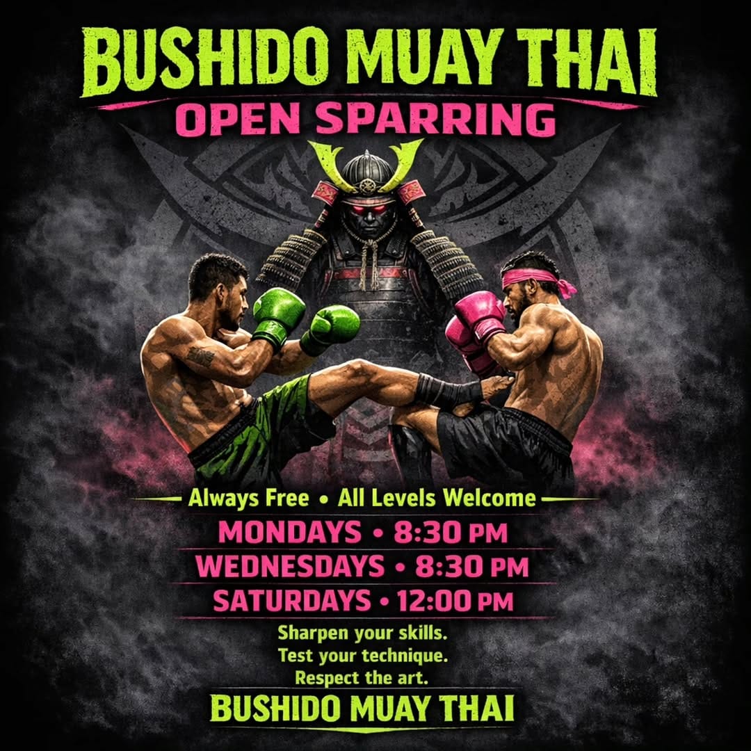 Post 9 by BushidoMuayThai on Instagram (image)