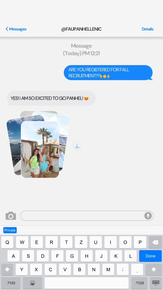 Post 6 by FAU Panhellenic Association on Instagram (video)