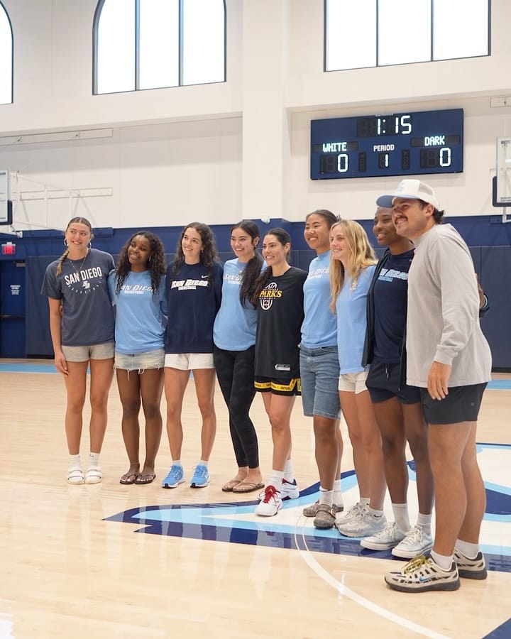 Post 9 by San Diego Women’s Basketball on Instagram (carousel)