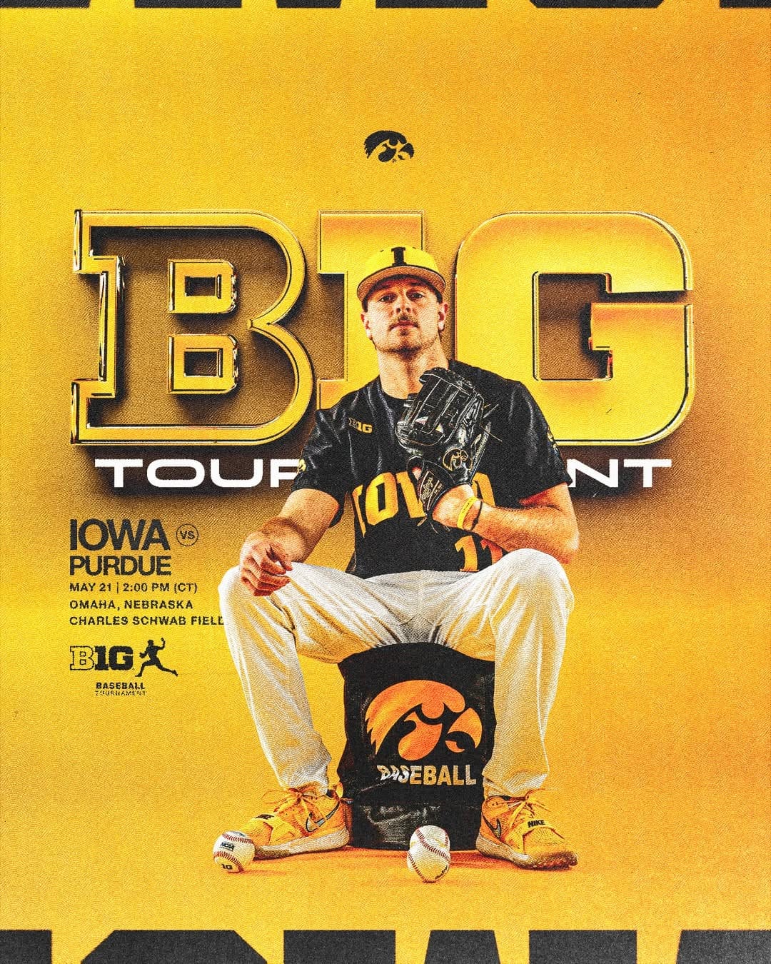 Post 6 by Iowa Baseball on Instagram (image)