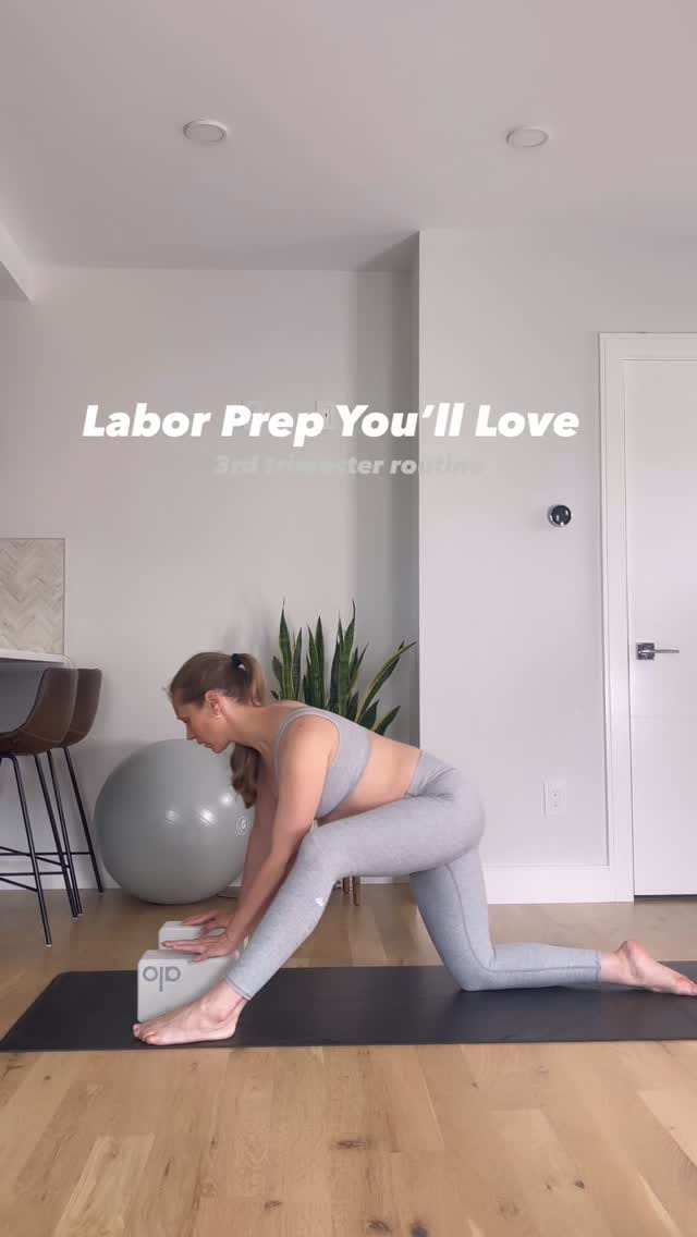 Post 9 by Maryna | Yoga Instructor | Prenatal & Postnatal Certified on Instagram (video)