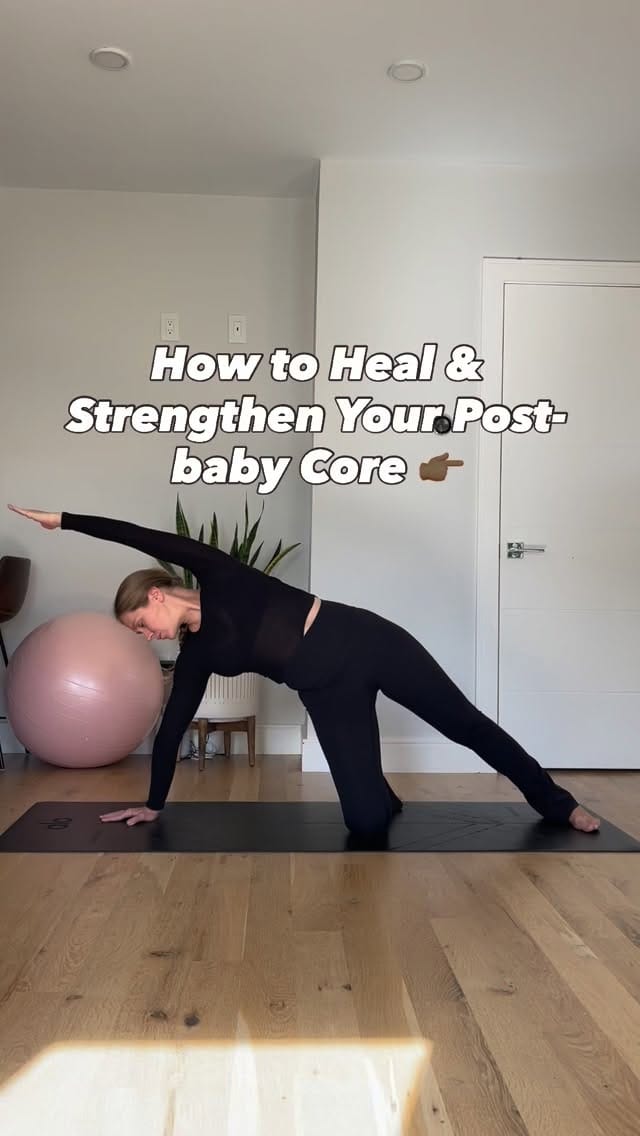 Post 7 by Maryna | Yoga Instructor | Prenatal & Postnatal Certified on Instagram (video)