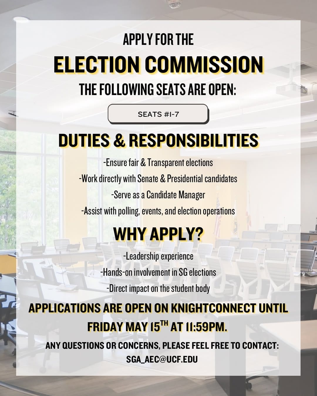 Post 2 by UCF Student Government on Instagram (image)