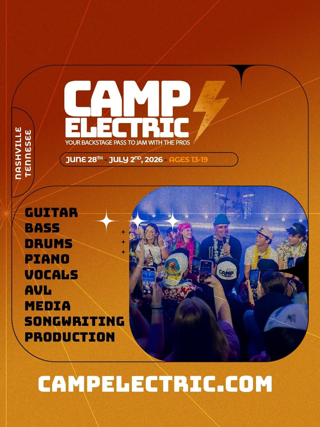 Post 3 by Camp Electric | Summer Camp on Instagram (carousel)