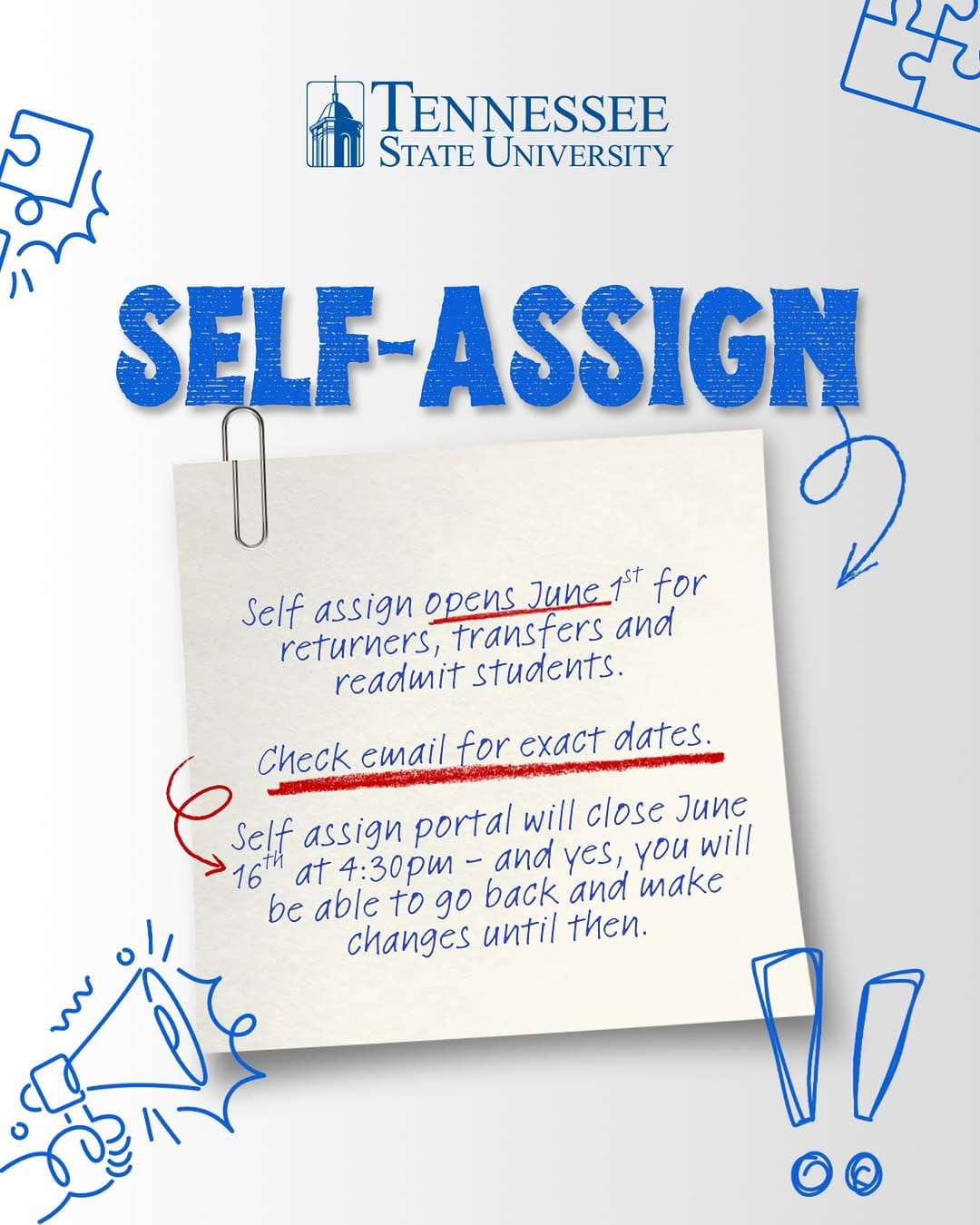 Post 1 by TSU Dept of Residence Life on Instagram (image)