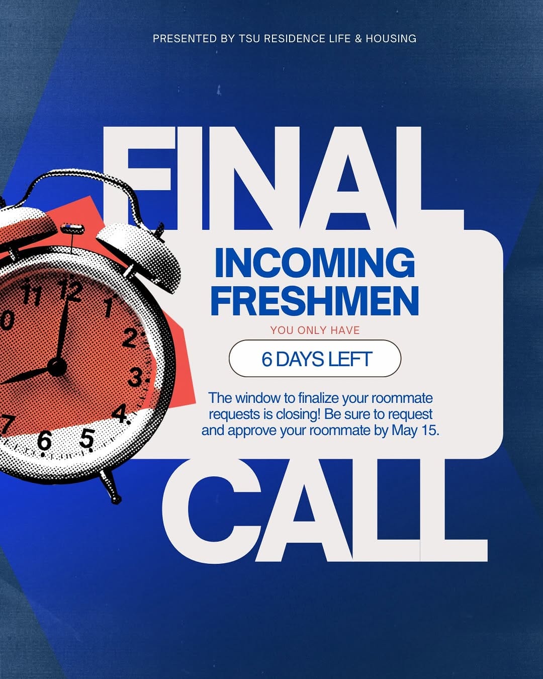 Post 6 by TSU Dept of Residence Life on Instagram (image)