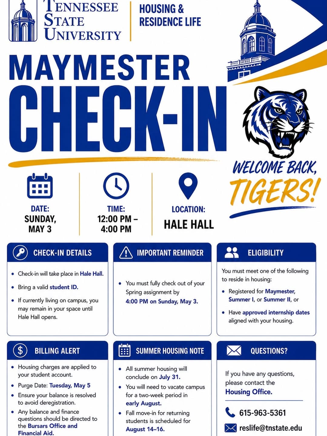 Post 7 by TSU Dept of Residence Life on Instagram (image)