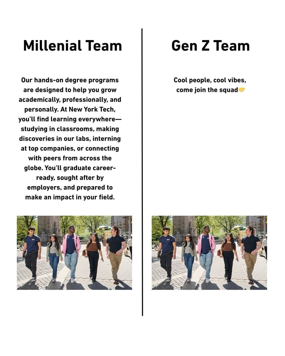 Post 9 by New York Tech on Instagram (image)